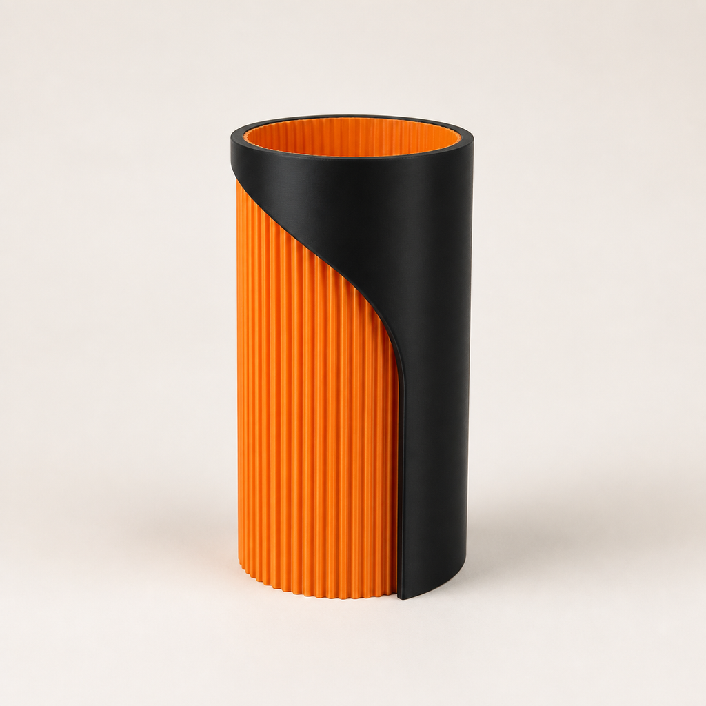 Layered Accent Vase