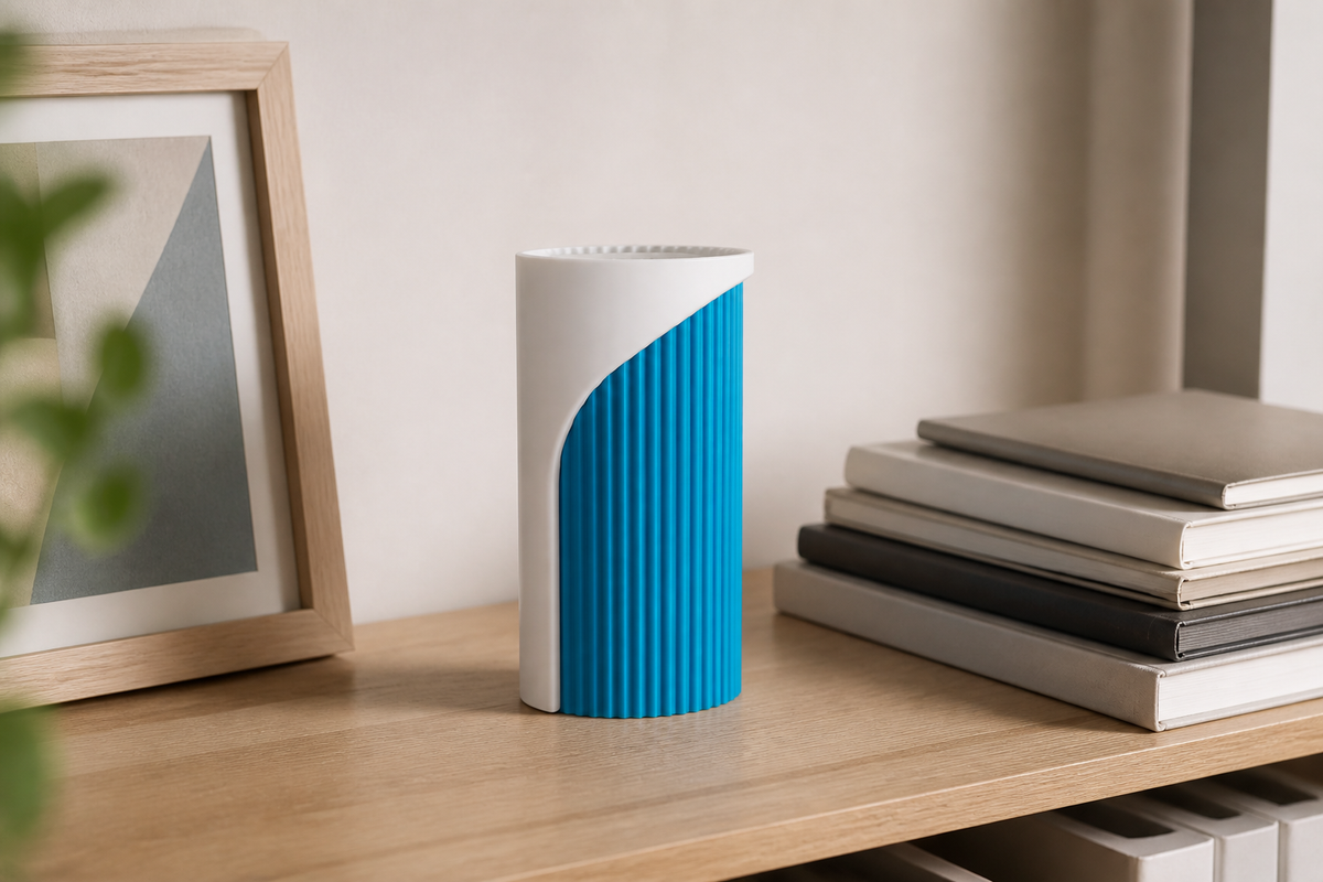 Layered Accent Vase