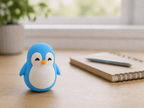 Bobbly Penguin Desk Companion