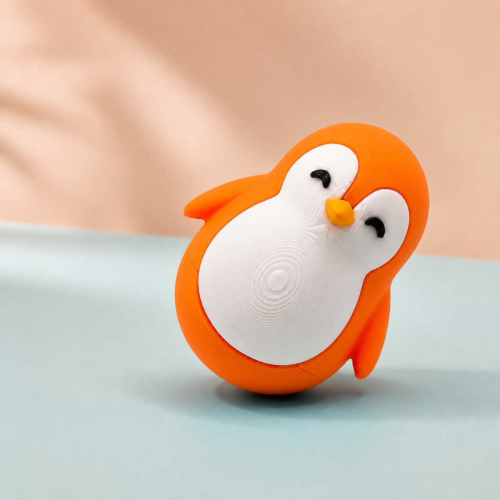 Bobbly Penguin Desk Companion