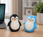 Bobbly Penguin Desk Companion